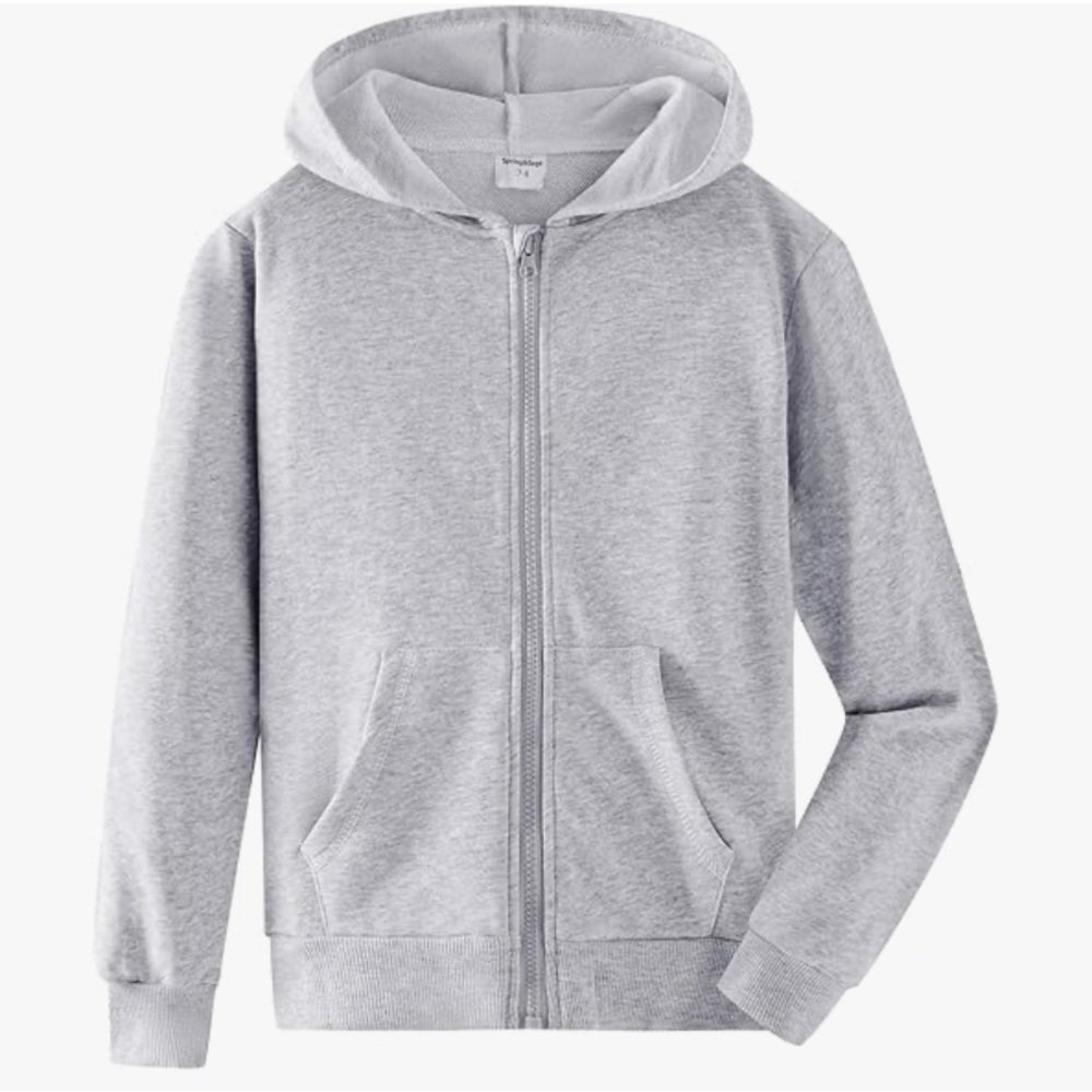 Gray Kids Hoodie